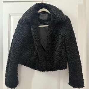 Blank NYC Black Teddy Jacket